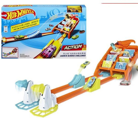Hot Wheels Action Launch Across Challenge - Lansator cu masinuta