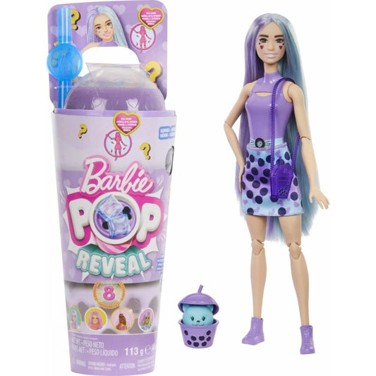 Papusa Barbie Surpriza Slime Reveal Bubble Tea Series - Taro Milk / 1