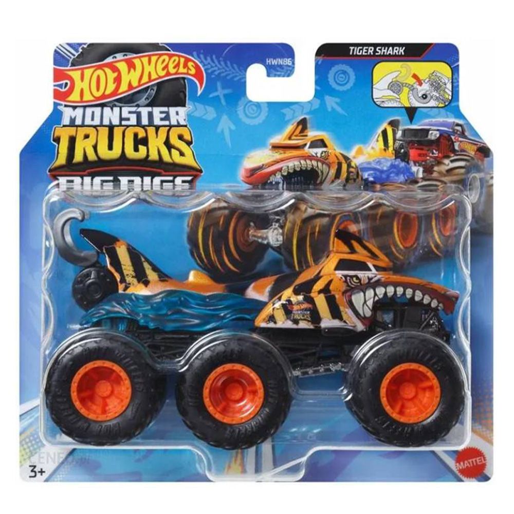 Camion Monster Trucks Big Rigs cu 6 roti - Tiger
