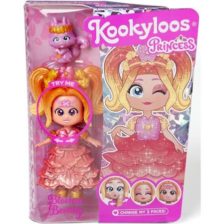 Papusa Kookyloos Princess + animalut - Blossom Beauty