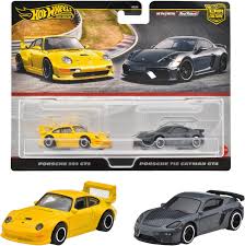 Set Hot Wheels Premium - Porsche 993 GT2 & Porsche 718 Cayman GT4