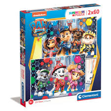 Puzzle 2x60 Piese - Paw Patrol