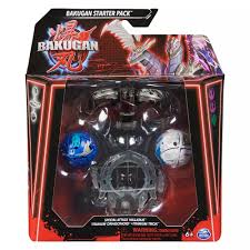 Bakugan Starter Pack Nillious, Titanium Dragonoid,Trox