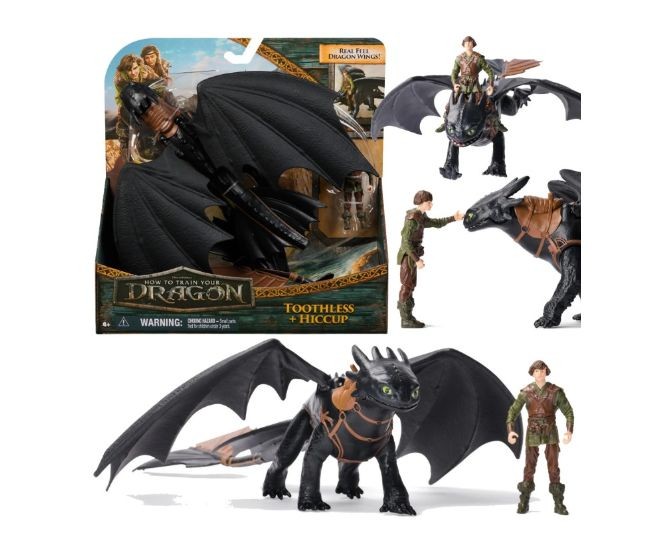 Set Figurine How to train your dragon - Dragon + figurina, asst. / 3