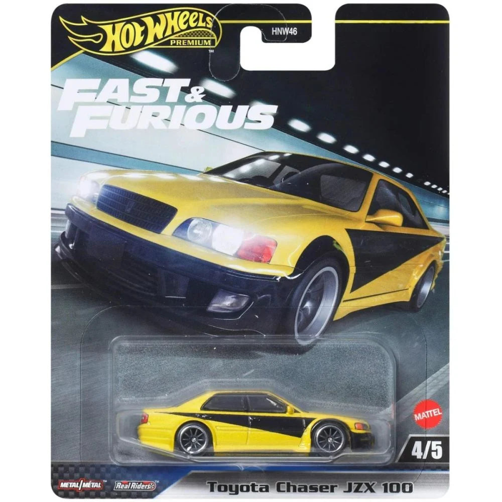 Hot Wheels Fast and Furious 1:64 - Toyota Chaser JZX 100 (Yellow)