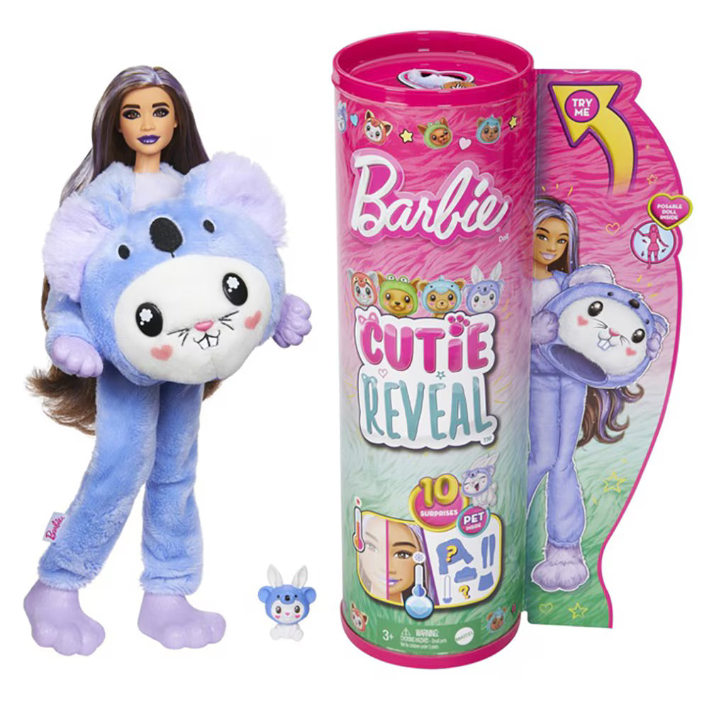 Papusa Barbie Chelsea Cutie Reveal costum Koala