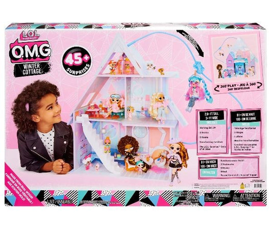 Casa L.O.L. Surprise! Cottage Winter Cottage cu 45 surprize