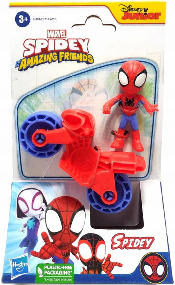 Set motocicleta si figurina Spidey, 6 cm / 2