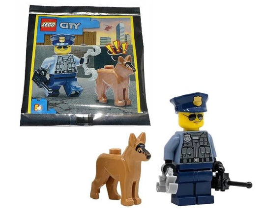 Lego City Minifigurina Politist cu catel / 30