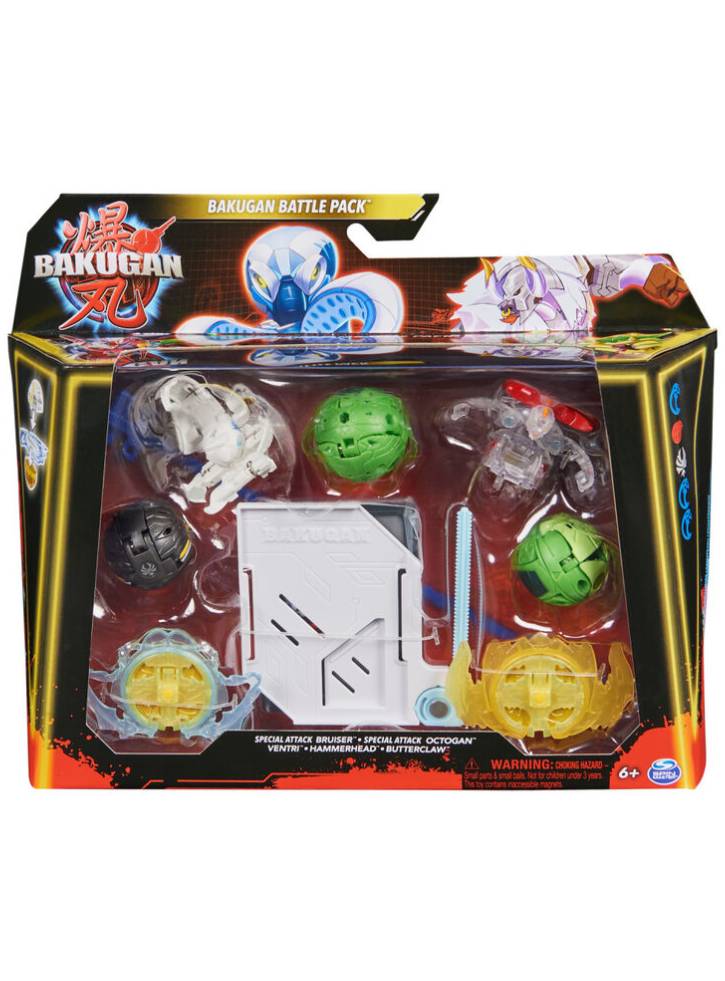 Bakugan Battle - Bruiser/octogan/ventri/hammerhead/butterclaw / 2