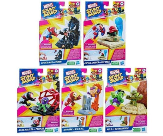 Set 2 figurine Marvel Stunt Squad - asortat / 8