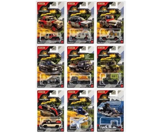Matchbox Jurassic World Dino Transporters, 1:64, asst. / 24