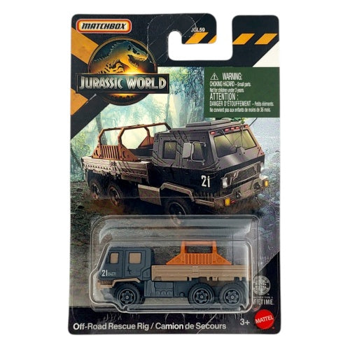 Matchbox Jurassic World 1:64, Off-Road Rescue Rig