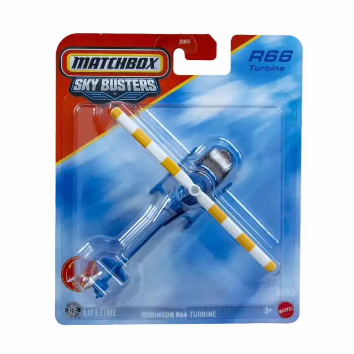Matchbox Sky Busters 1:64 - Elicopter Robinson R66 Turbine