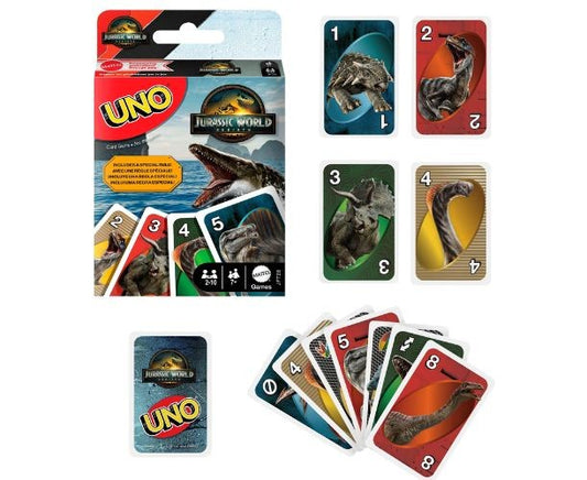Carti de Joaca UNO Jurassic World / 8