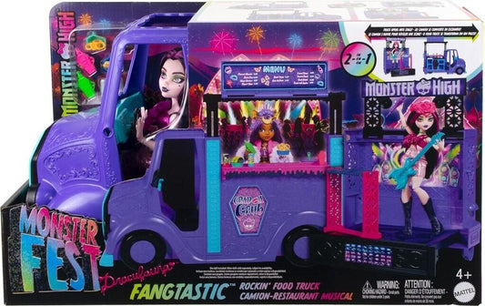 Set Monster High Fangtastic Rockin' Food Truck cu papusa / 1