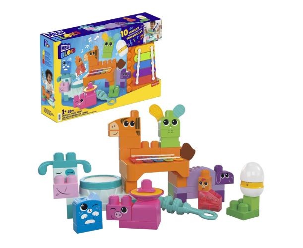 Set constructie Mega Bloks Musical Farm Band, 40 piese / 2