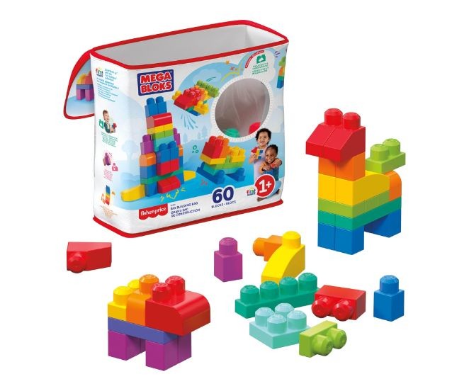 Set cuburi de constructie Mega Bloks, 60 piese / 1