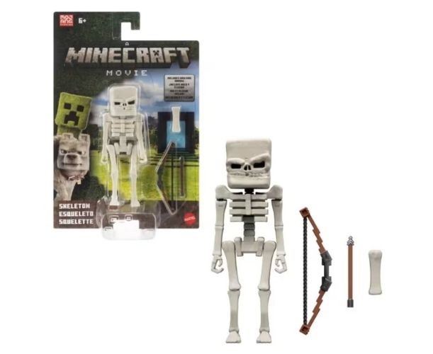 Minecraft Movie - Figurina Skeleton, 10 cm / 8