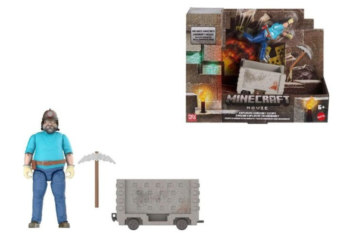 Set Explosive Minecart Escape - Steve cu accesorii  / 5