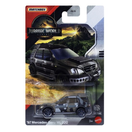 Matchbox Jurassic World 1:64, '97 Mercedes Benz ML320