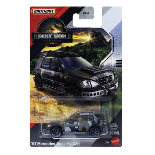 Matchbox Jurassic World 1:64, '97 Mercedes Benz ML320
