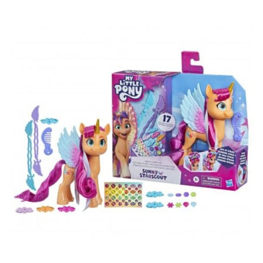 My Little Pony Ribbon Hairstyles Figurina Sunny Starscout, 15 Cm