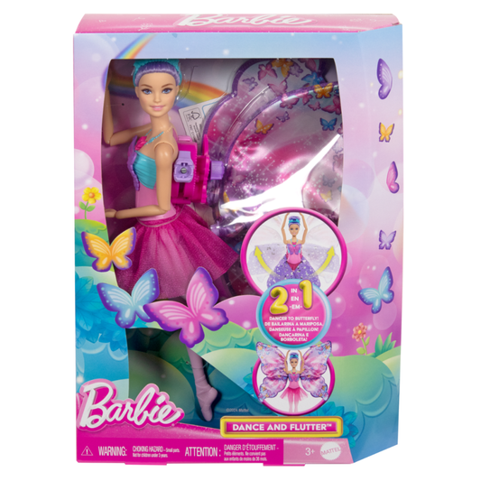 Barbie Dreamtopia Papusa 2 in 1 balerina fluture / 4