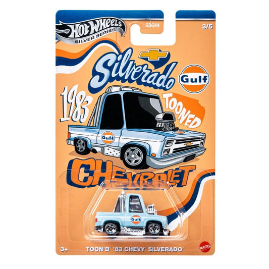 Hot Wheels Gulf Tooned 1983 Chevrolet Silverado