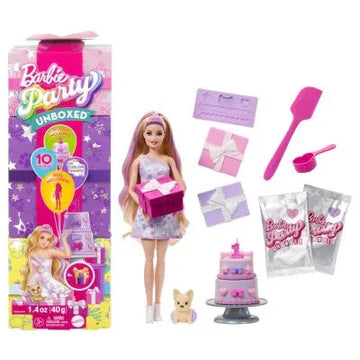 Papusa Barbie Party Unboxed, Pet Birthday / 3