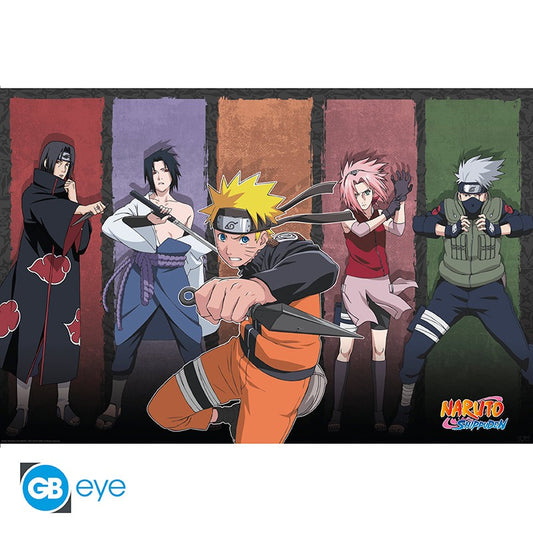 NARUTO SHIPPUDEN - Poster "Naruto & allies" (91.5x61)