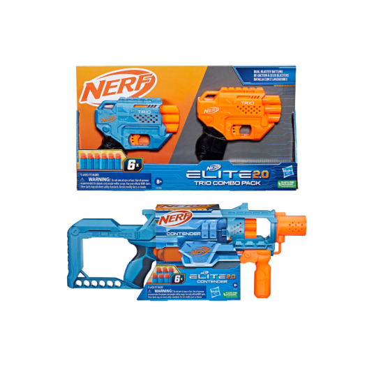 NERF Elite 2.0 Trio Combo Pack / 4