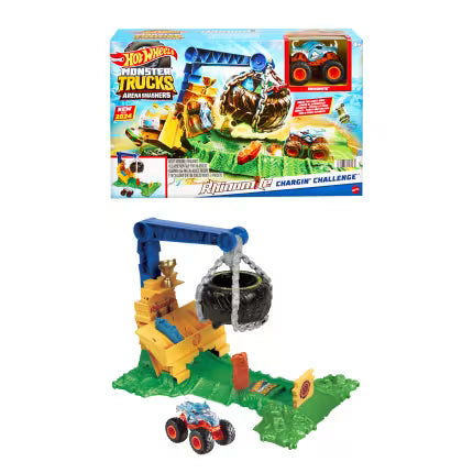 Hot Wheels Monster Trucks Rhinomite Chargin’ Challenge