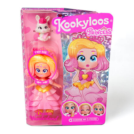 Papusa Kookyloos Princess + animalut - Dream Wonderland