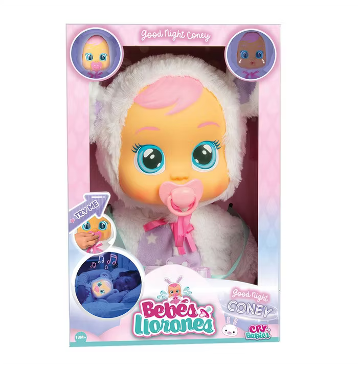 Papusa Cry Babies Good night Coney, 30 cm / 4