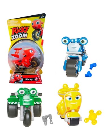 Ricky Zoom - Figurina motocicleta - asortat