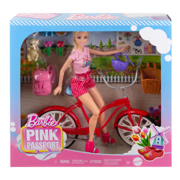 Papusa Barbie Pink Passport cu bicicleta - Calatorie in Olanda / 3