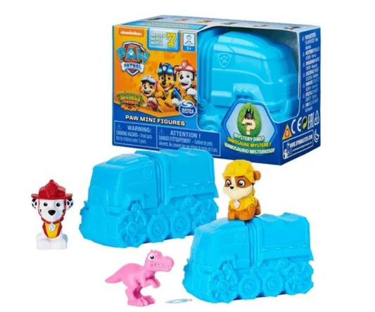 Set figurine surpriza Patrula Catelusilor Dino Rescue, 5 cm