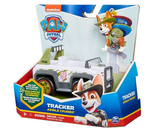 Paw Patrol Vehicule cu Figurina - Tracker's Jungle Cruiser