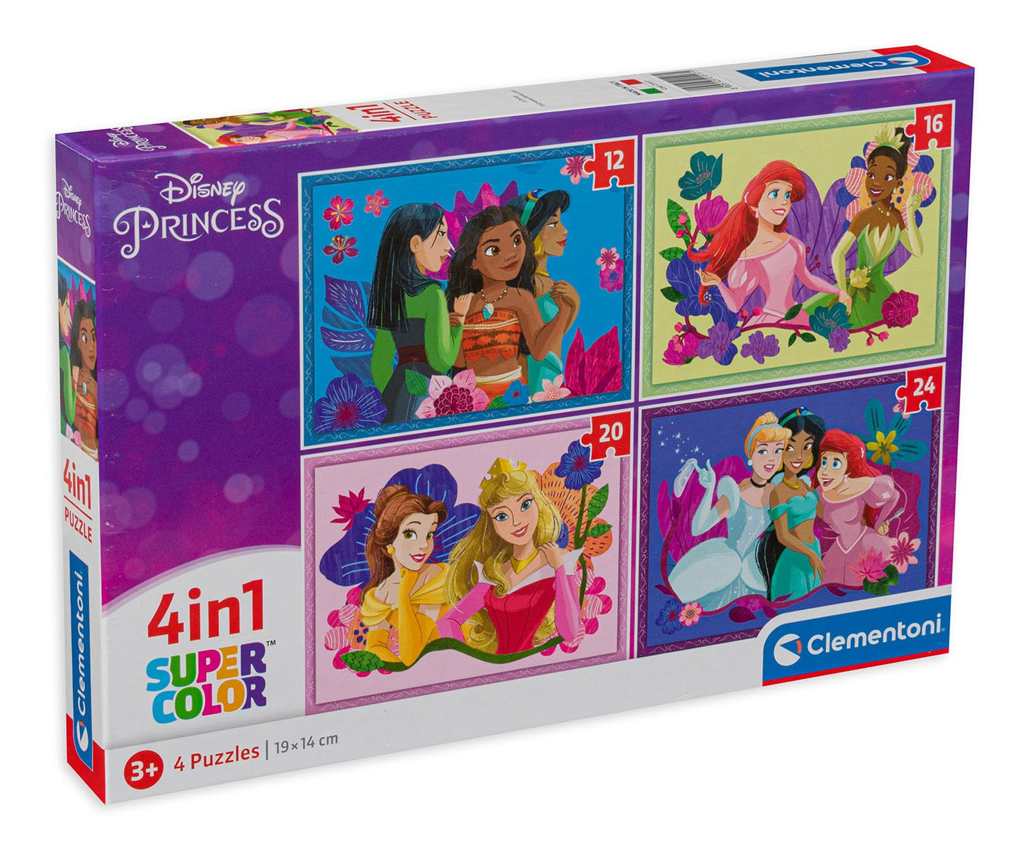 Puzzle 4 In 1 - Disney Princess / 6