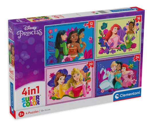 Puzzle 4 In 1 - Disney Princess / 6
