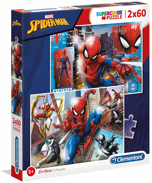 Puzzle 2x60 Piese - Spider-Man / 6