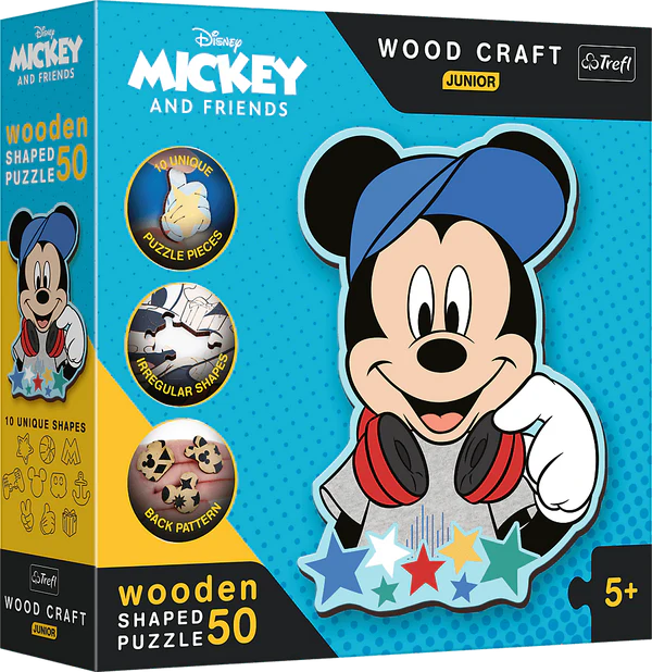 Puzzle lemn junior 50 piese - In lumea lui Mickey / 10