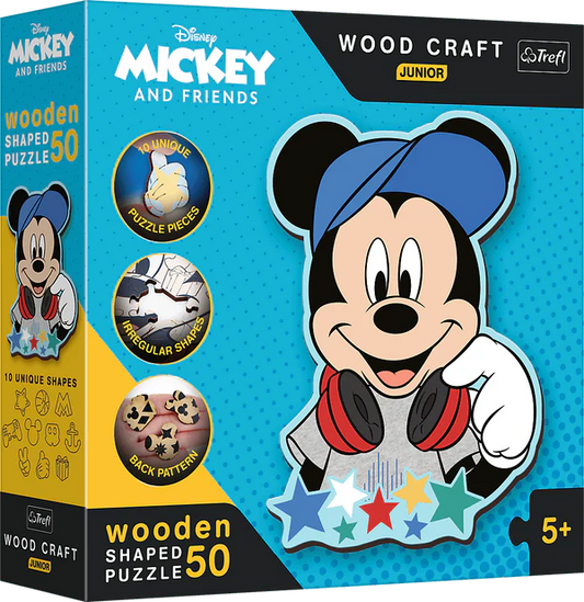Puzzle lemn junior 50 piese - In lumea lui Mickey / 10