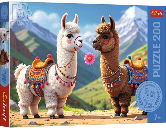 Puzzle 200 piese - Lame colorate / 12