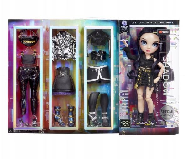 Papusa Rainbow High - Trunk Show Ainsley Slater, cu 3 tinute / 2