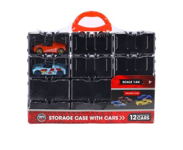 Cutie de depozitare Rapid Wheels cu 2 masini incluse