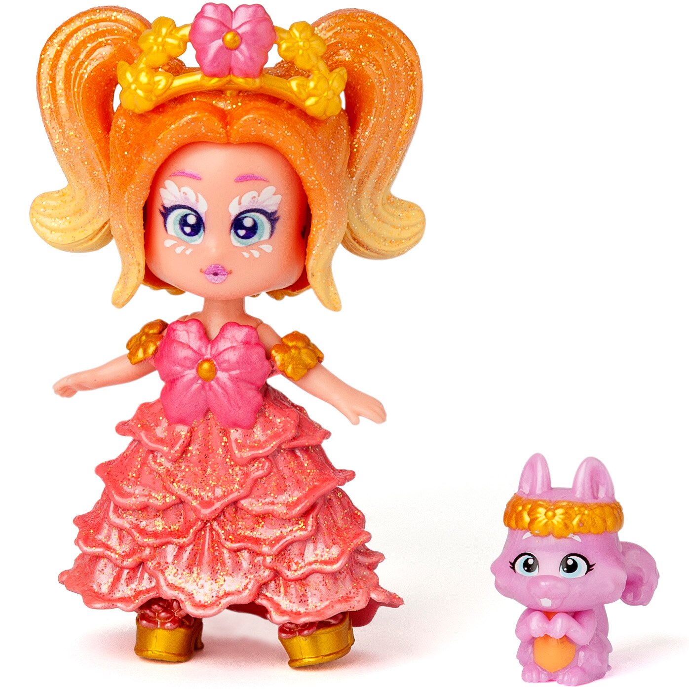 Papusa Kookyloos Princess + animalut - Blossom Beauty
