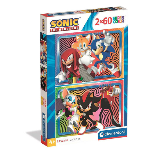 Puzzle 2x60 Piese - Sonic 2025