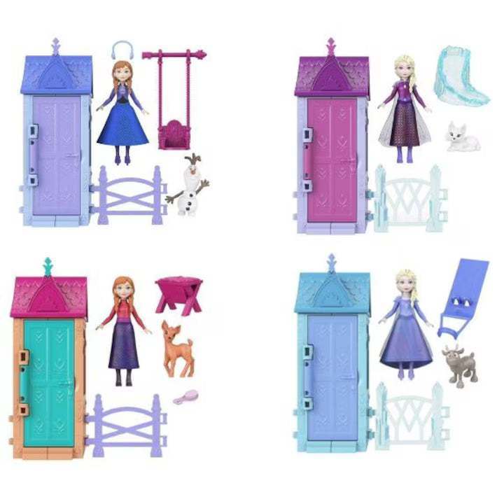 Set surpriza Frozen Arendelle cu mini papusa, 5 piese (3/bax)